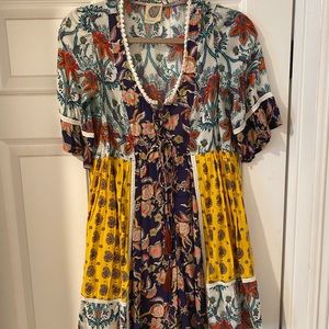 Anthropologie Lilka printed Dress XS